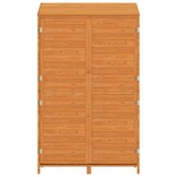 vidaXL Tuinschuur 102x52x174,5 cm massief vurenhout bruin