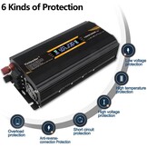 Spanningomvormer 1500W/3000W (12V/24V naar 230V) met 29% Korting