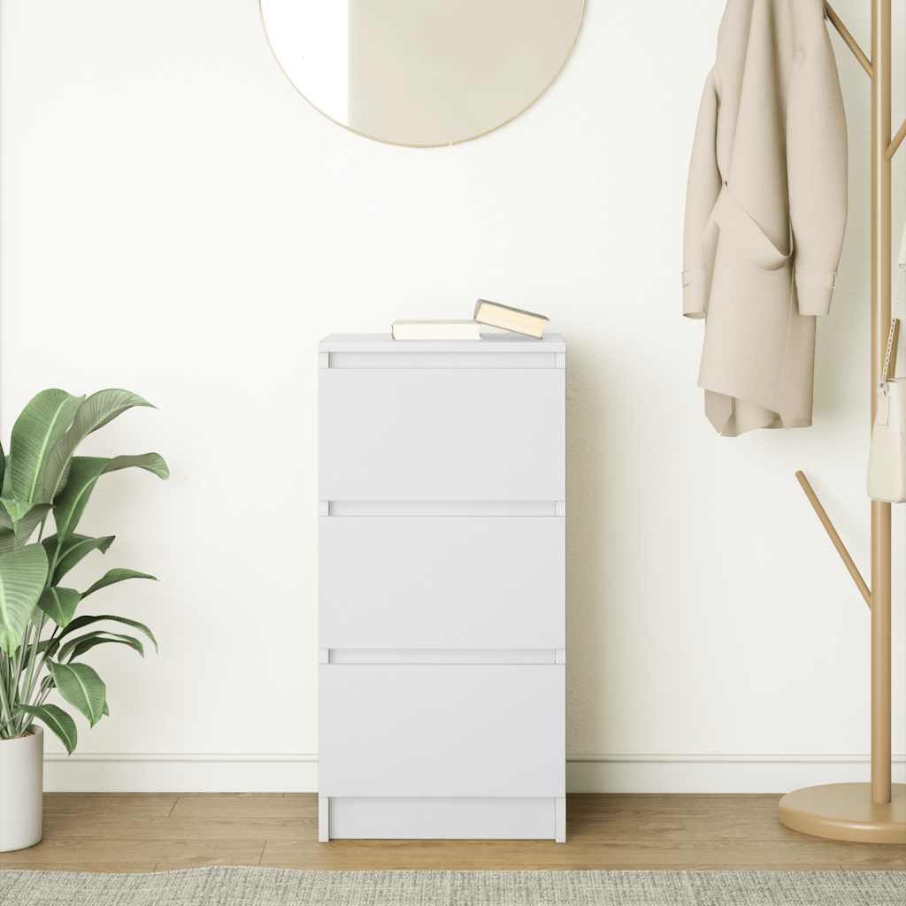 vidaXL Dressoir Wit Bewerkt Hout: Ruimte & Stijl met 53% Korting