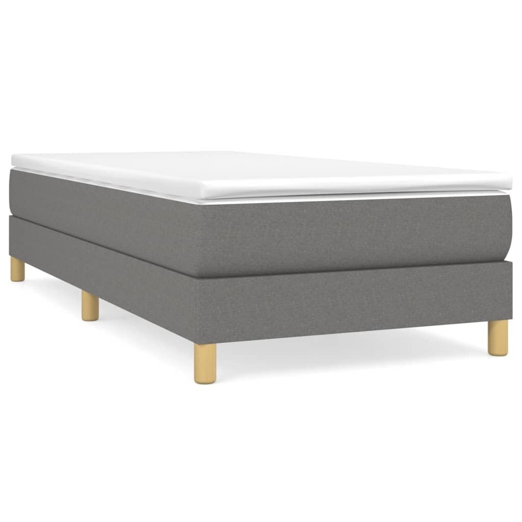 Donkergrijs Bedframe Stof 80x200 cm - 34% Korting