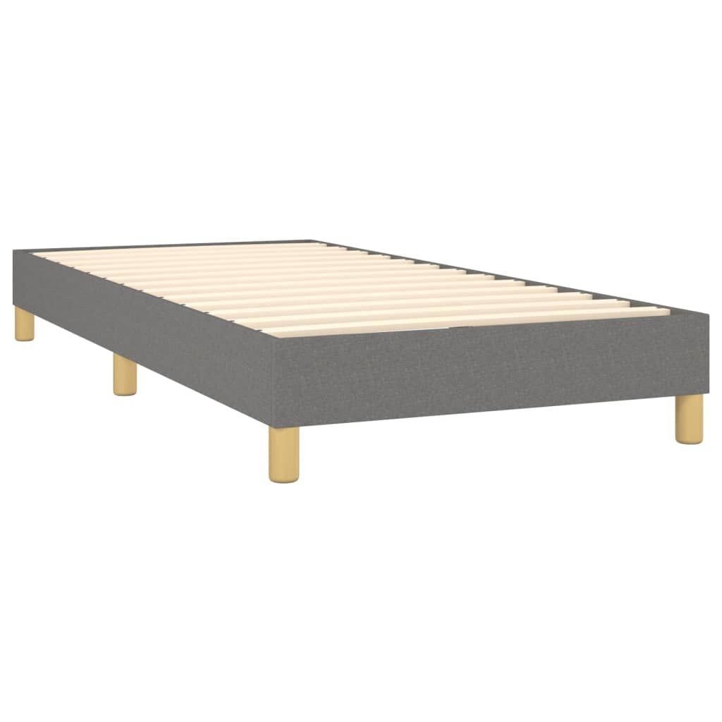 Donkergrijs Bedframe Stof 80x200 cm - 34% Korting