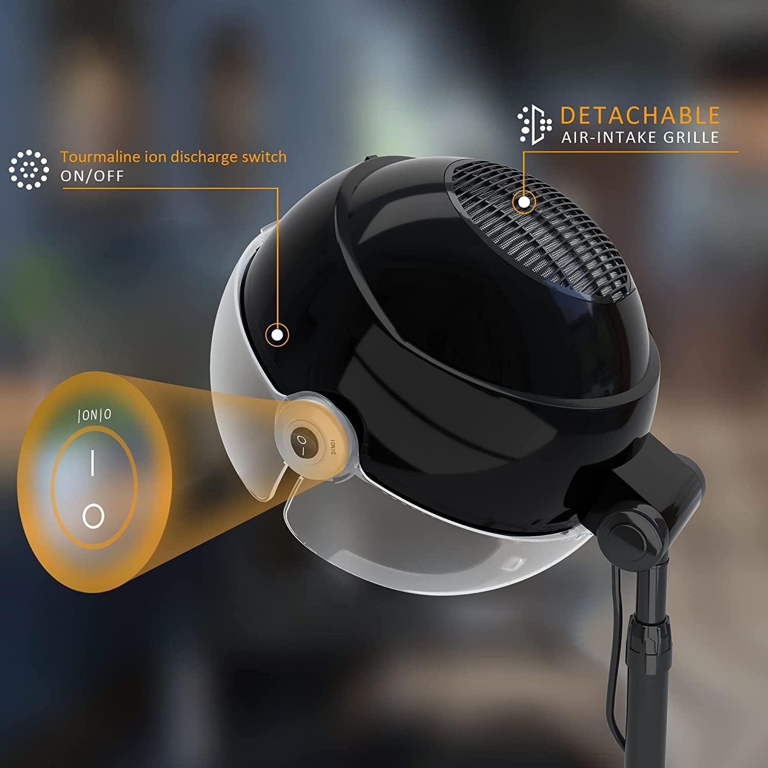 Staande Droogkap met Capuchon: Professioneel Drogen 1650W - 30% Korting