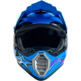 Kinder Crosshelm Blauw (L) - Incl. Handschoenen, Masker, Bril - 34% Korting!