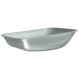 VidaXL Kruiwagenbak Vervanging Zilver 80x60x25cm Staal - 34% Korting!