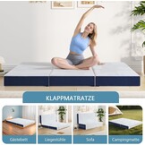Opvouwbaar Gastenmatras 75x195x15cm - 34% Korting!