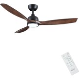 Plafondventilator met LED licht 107cm Wit | 35% Korting