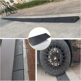 Rubberen Oprijplaat Drempelhelling 100x25x5 cm - 34% Korting!