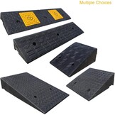 Rubberen Oprijplaat Drempelhelling 100x25x5 cm - 34% Korting!