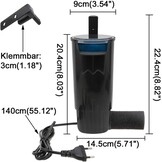 Interne Aquarium Filterpomp 5W 400L/H met Waterval-effect - 54% Korting!