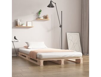 Palletbed Massief Grenenhout 90x200 cm met 34% Korting