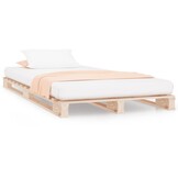 Palletbed Massief Grenenhout 90x200 cm met 34% Korting