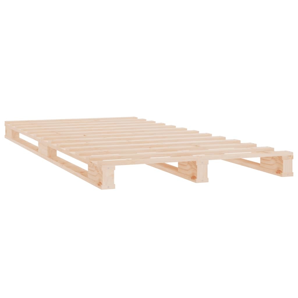 Palletbed Massief Grenenhout 90x200 cm met 34% Korting