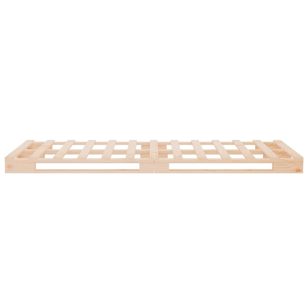 Palletbed Massief Grenenhout 90x200 cm met 34% Korting