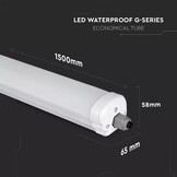 LED Buislamp Vochtige Ruimtes IP65 | 150cm | 4x Wit Licht (48W)