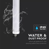 LED Buislamp Vochtige Ruimtes IP65 | 150cm | 4x Wit Licht (48W)