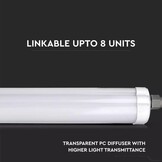 LED Buislamp Vochtige Ruimtes IP65 | 150cm | 4x Wit Licht (48W)