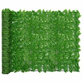 Balkonscherm met groene bladeren, 300x150 cm - 34% Korting