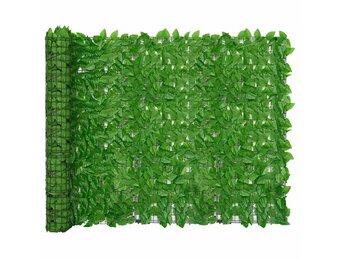 Balkonscherm met groene bladeren, 300x150 cm - 34% Korting