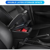 Armleuning Zwart PU-leer Renault Clio IV (2012-2019) met 7 USB-poorten - 34% Korting