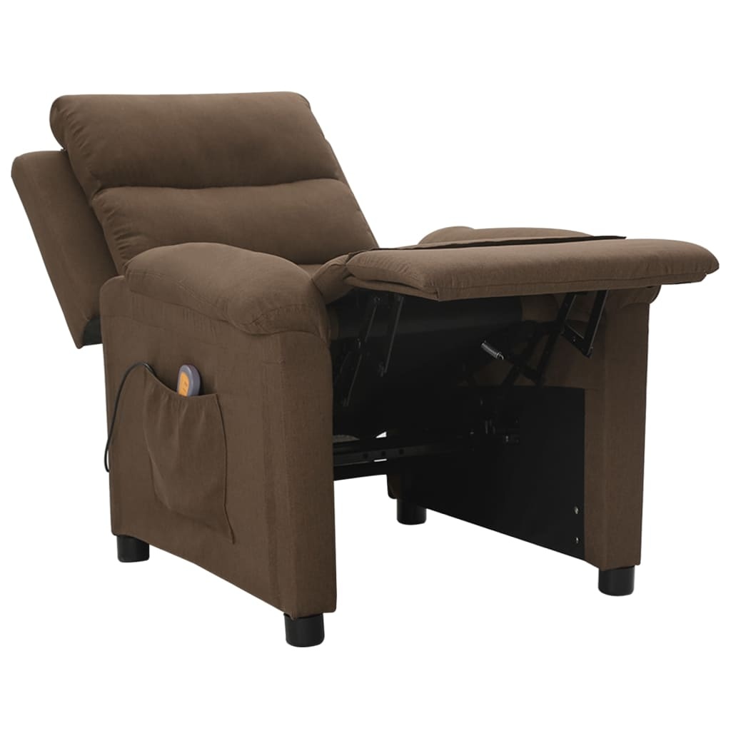 Massagestoel Stof Bruin - 35% Korting