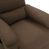 Massagestoel Stof Bruin - 35% Korting