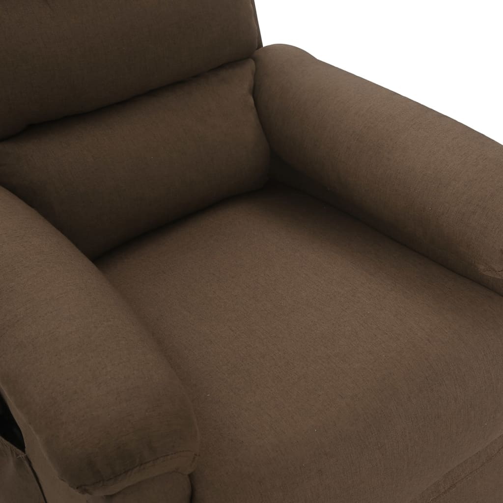 Massagestoel Stof Bruin - 35% Korting