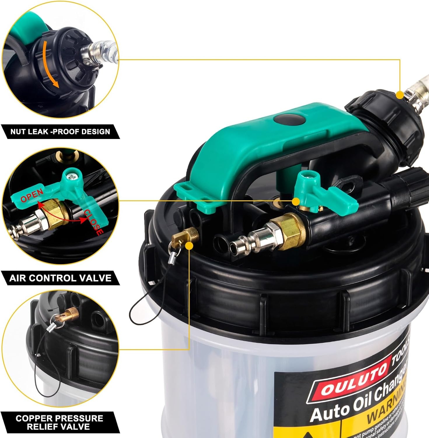 Olieafzuiger 5.3L Handmatig & Pneumatisch - 34% Korting!