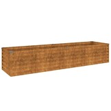 Verhoogde Plantenbak Cortenstaal 194x50x36 cm - 58% Korting!