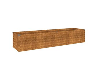 Verhoogde Plantenbak Cortenstaal 194x50x36 cm - 58% Korting!