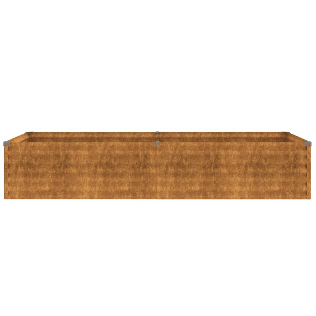 Verhoogde Plantenbak Cortenstaal 194x50x36 cm - 58% Korting!