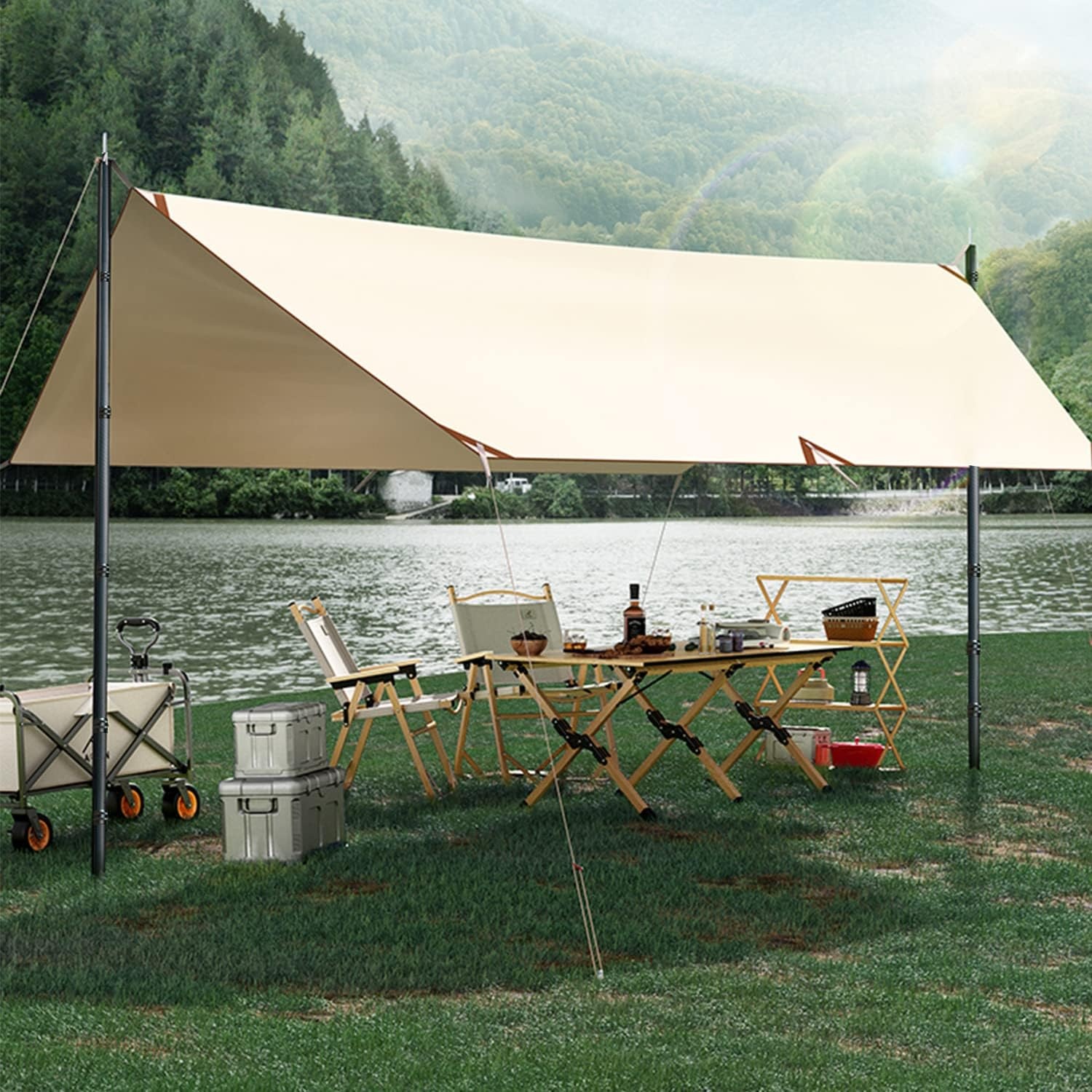 Carbon Tarpstokken Telescopisch 230cm (Set van 2) - 34% Korting