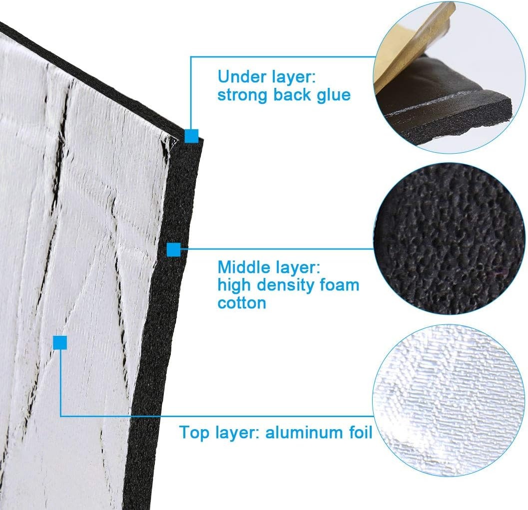 Geluids- & Warmte-Isolatiemat Voertuig 300x100 cm - 34% Korting