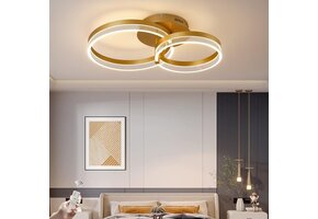 Moderne LED Plafondlamp Goud - 43% Korting