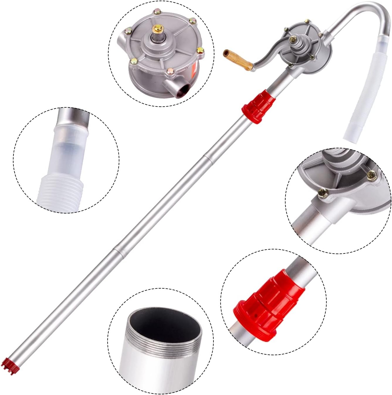 Olievatpomp 33% Korting: Aluminium Benzine Diesel Brandstof Oliepomp