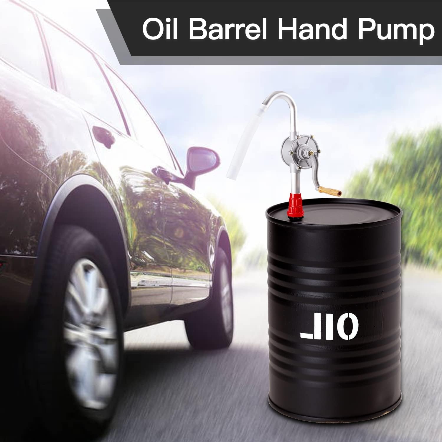 Olievatpomp 33% Korting: Aluminium Benzine Diesel Brandstof Oliepomp