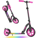 Scooter Big Wheel 2-wiel met Licht & Verstelbaar Stuur - 34% Korting