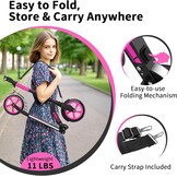 Scooter Big Wheel 2-wiel met Licht & Verstelbaar Stuur - 34% Korting