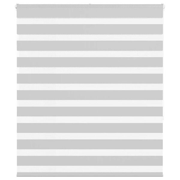 Lichtgrijs Zebra Rolgordijn 130x150 cm