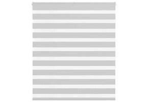 VidaXL Zebra Rolgordijn 130x150cm Lichtgrijs - 78% Korting!