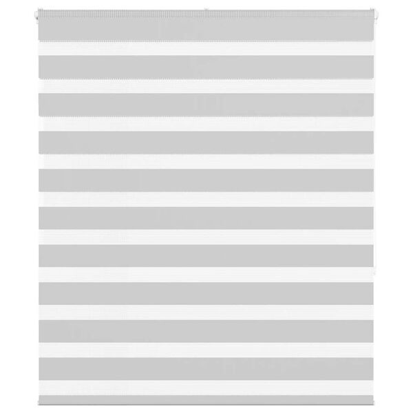 Lichtgrijs Zebra Rolgordijn 130x150 cm - 83% Korting!