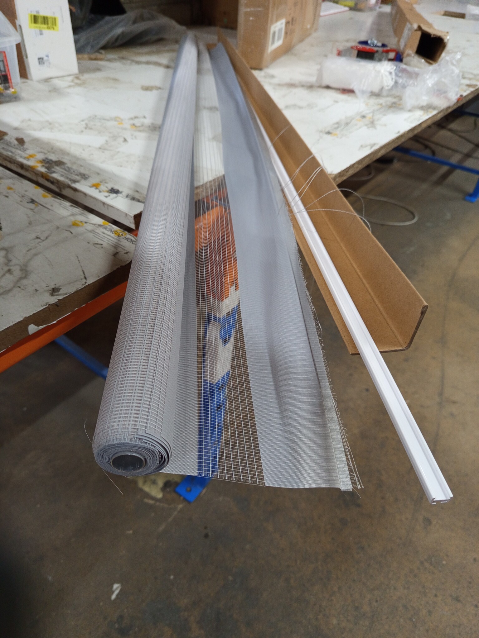 Lichtgrijs Zebra Rolgordijn 130x150 cm - 83% Korting!