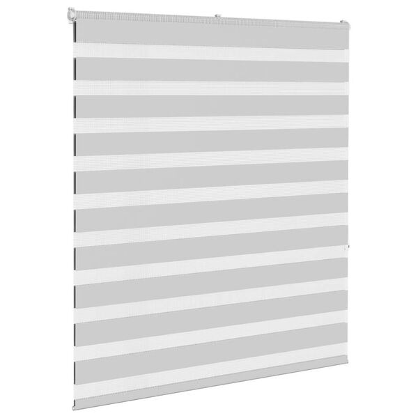 Lichtgrijs Zebra Rolgordijn 130x150 cm - 83% Korting!