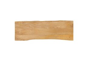 Tafelblad Mangohout Natuurlijke Rand 110x40cm - 46% Korting