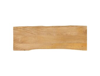 vidaXL Tafelblad met natuurlijke rand 110x40x3,8 cm massief mangohout