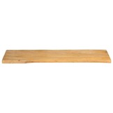 vidaXL Tafelblad met natuurlijke rand 110x40x3,8 cm massief mangohout