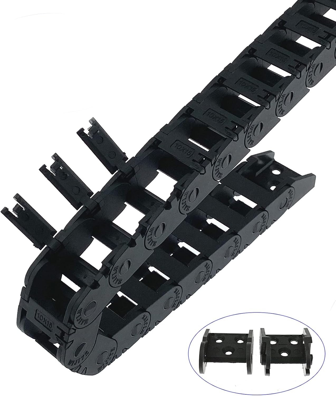 Open Sleepketting 1m voor 3D-printers, CNC | Nylon, R18 Buigradius