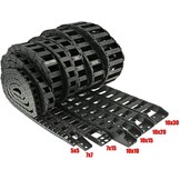 Open Sleepketting 1m voor 3D-printers, CNC | Nylon, R18 Buigradius