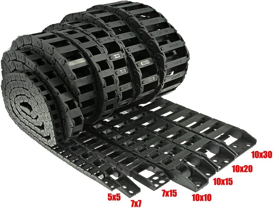 Open Sleepketting 1m voor 3D-printers, CNC | Nylon, R18 Buigradius