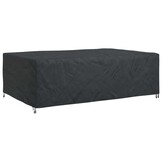 vidaXL Hoes voor tuinmeubelen Zwart 300 x 200 x 90 cm 600D
