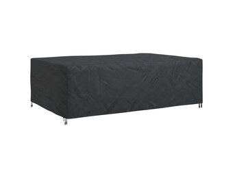 vidaXL Hoes voor tuinmeubelen Zwart 300 x 200 x 90 cm 600D